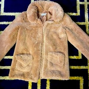 H&M - Faux Fur Jacket - Girls 9-10yo